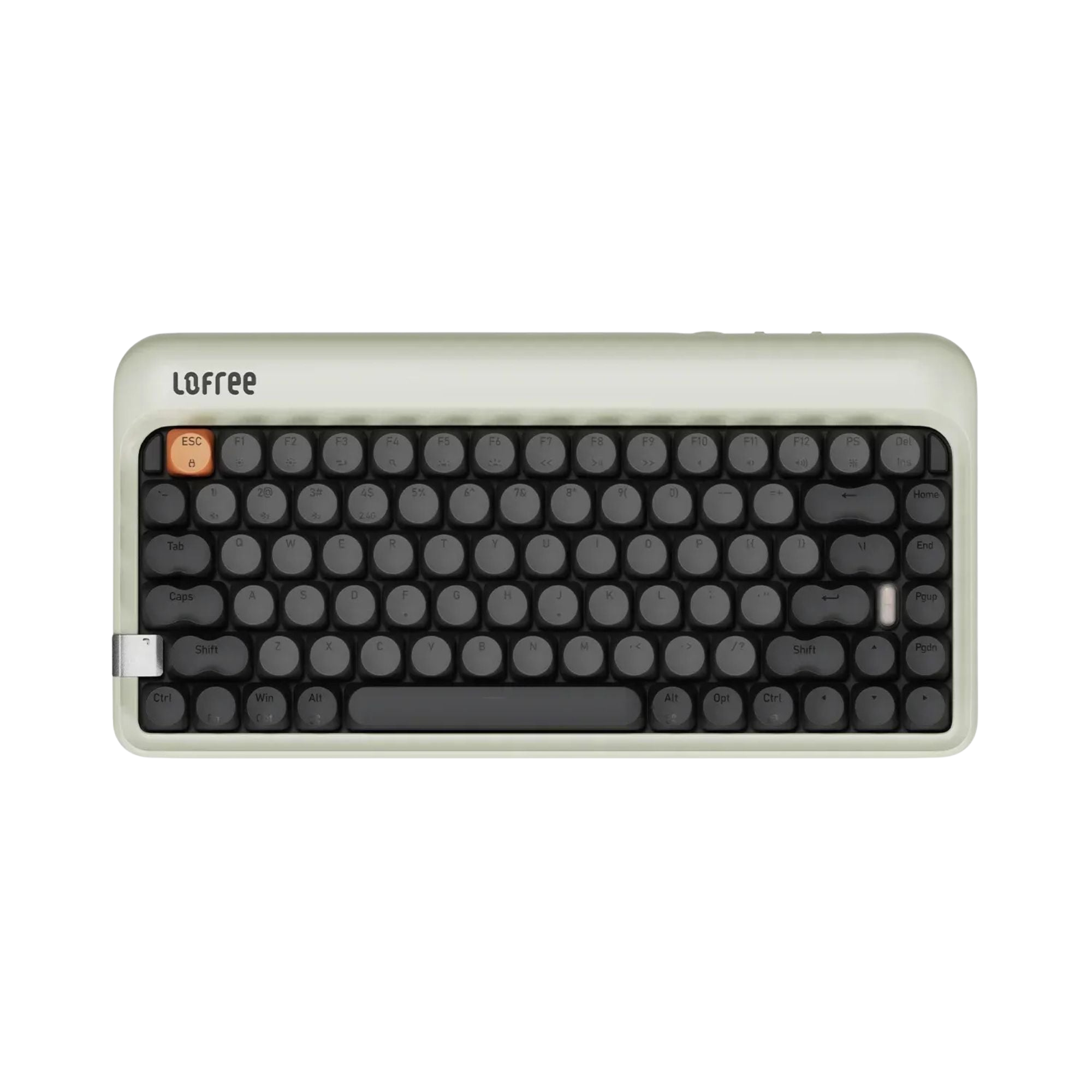 Lofree 1970s Tri-mode Hot-Swap Retro Wireless Mechanical Keyboard (Olive)