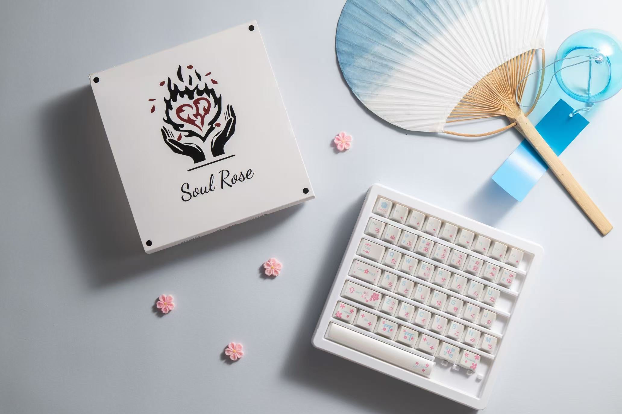 Soulrose Mild Spring & Radiant Scenery OEM Profile PBT with Special Pearlescent Coating
