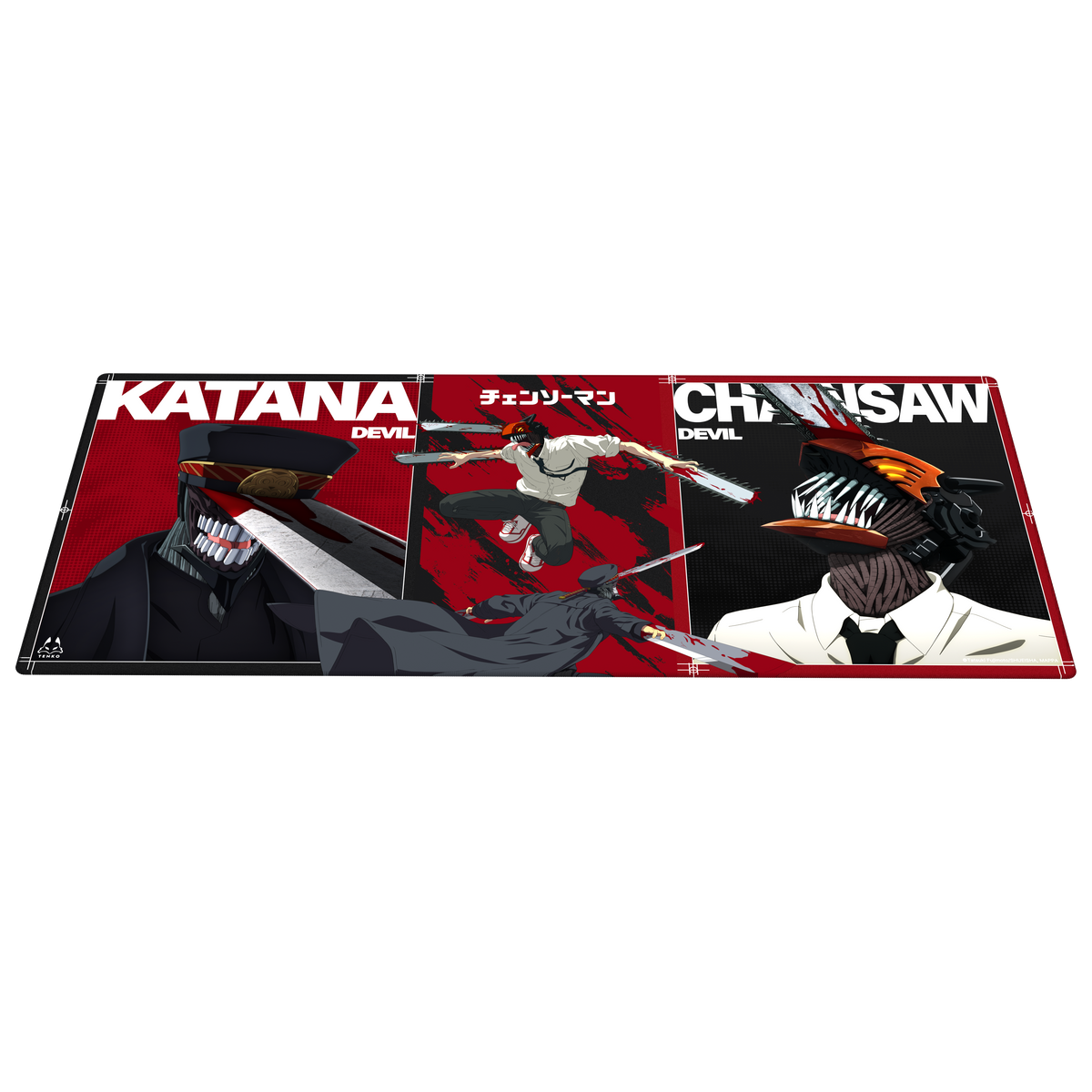 ARBITER STUDIO CHAINSAW MAN XL 900x400mm Cloth Mousepad (CHAINSAW vs KATANA)