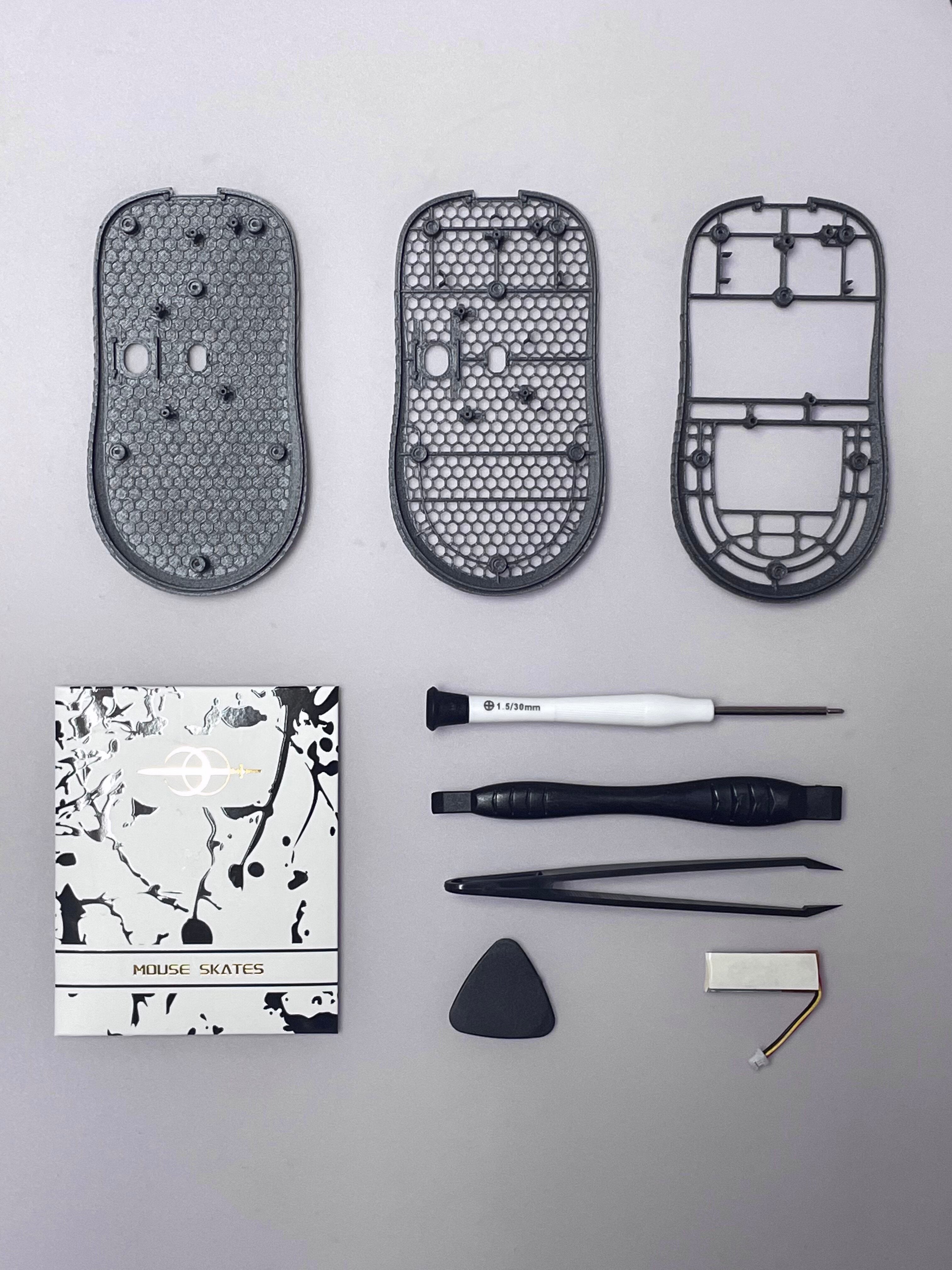 Kemono Studio Shadow Panther Mid - Ultra - Light Mod Base Shell for Logitech G Pro X Superstrike x2（Tools Included，No Battery）