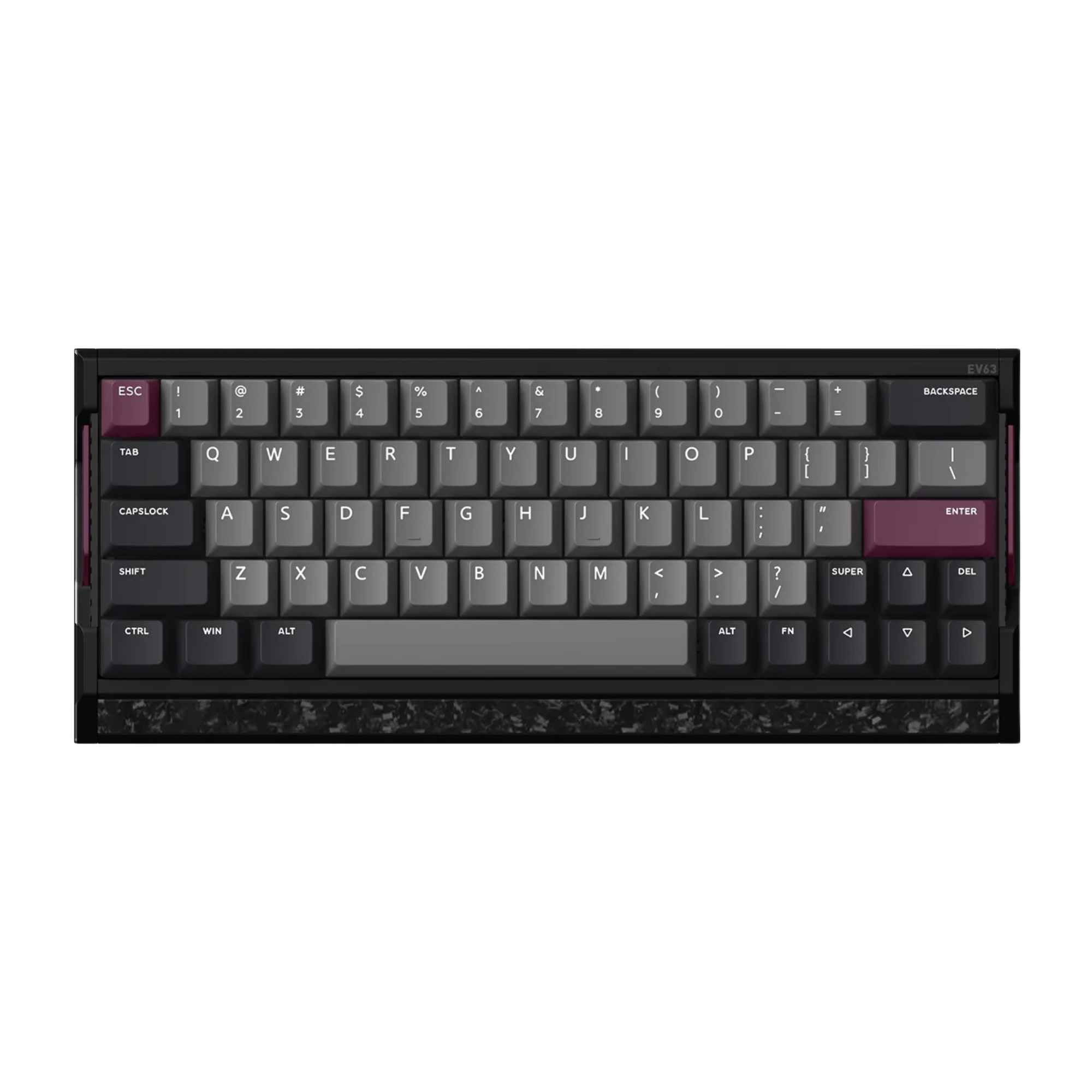 IQUNIX EV63 Hall Effect 8K RGB Wired Gaming Keyboard Pink Magnetic X Ultra Switch