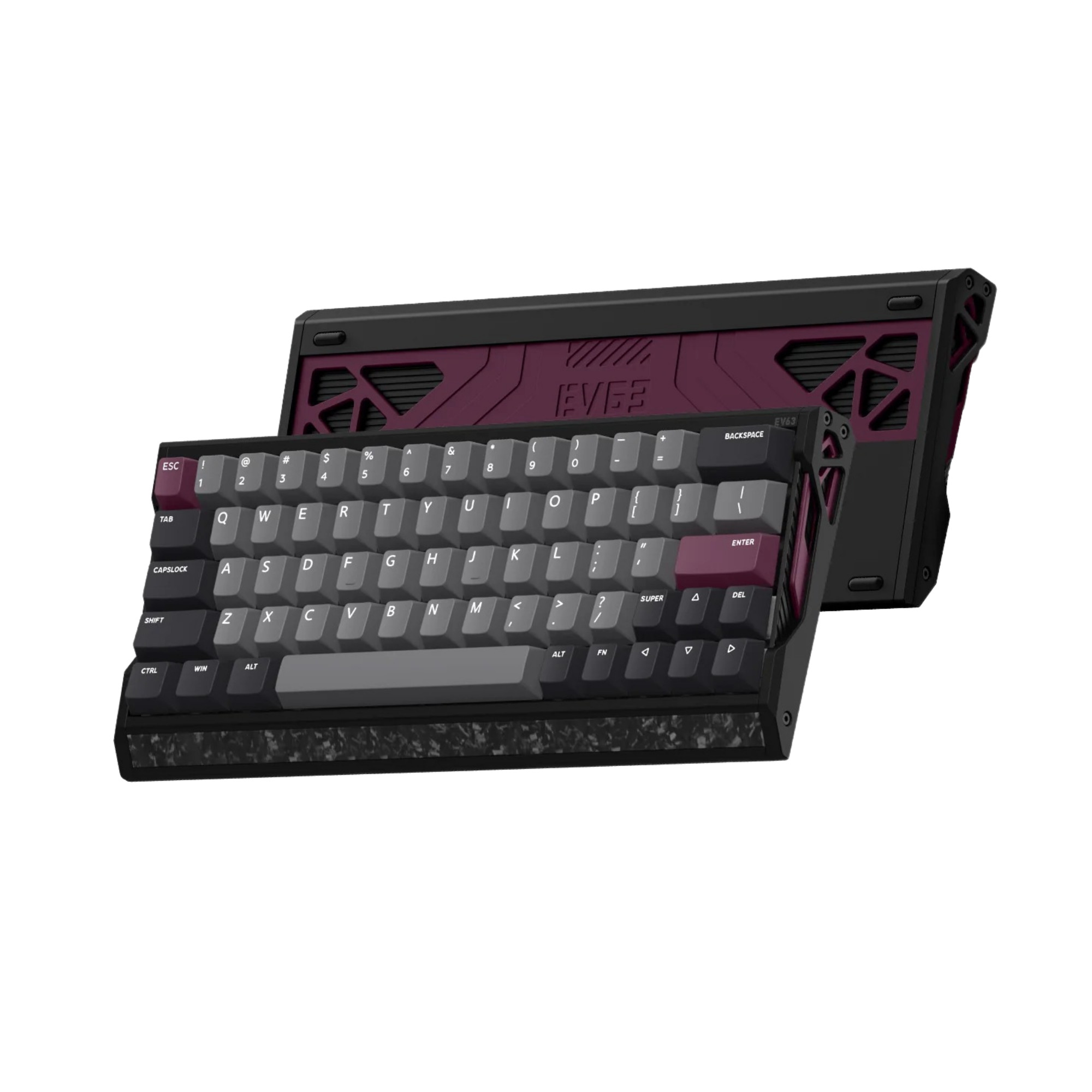 IQUNIX EV63 Hall Effect 8K RGB Wired Gaming Keyboard Pink Magnetic X Ultra Switch