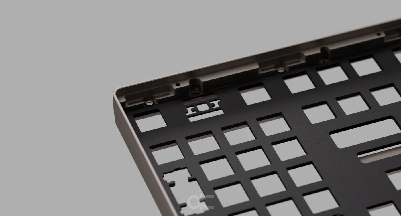 Qwertykeys QK101 Custom Wireless Mechanical Keyboard Barebone (WK Layout) (1.2mm Tri-mode Flex-cut Hotswap PCB） (Per-key RGB) (FR4 plate without cushion） (PCB-stab)