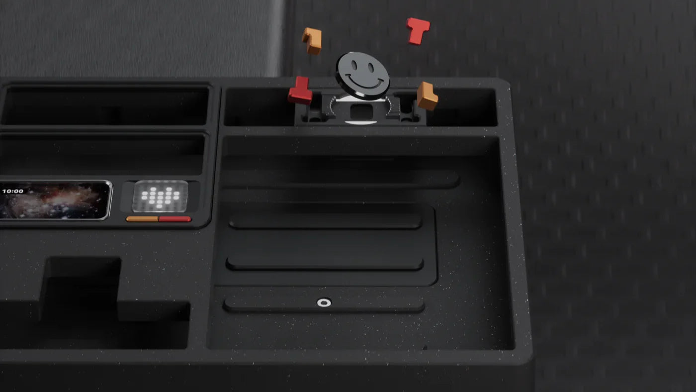 Qwertykeys QK101 Custom Wireless Mechanical Keyboard Barebone (WK Layout) (1.2mm Tri-mode Flex-cut Hotswap PCB） (Per-key RGB) (FR4 plate without cushion） (PCB-stab)