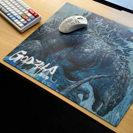 Arbiter Studio GODZILLA LUNAR ガラスマウスパッド TENKO ARBITER STUDIO GODZILLA 2.0 Lunar Speed 500x400mm Glass