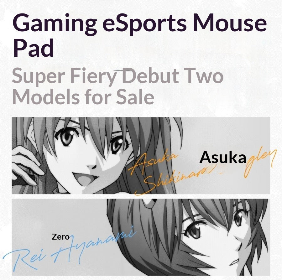 MelGeek 490x420x4mm Gaming Mouse Pad - EVA-02 Asuka Langley Limited Edition
