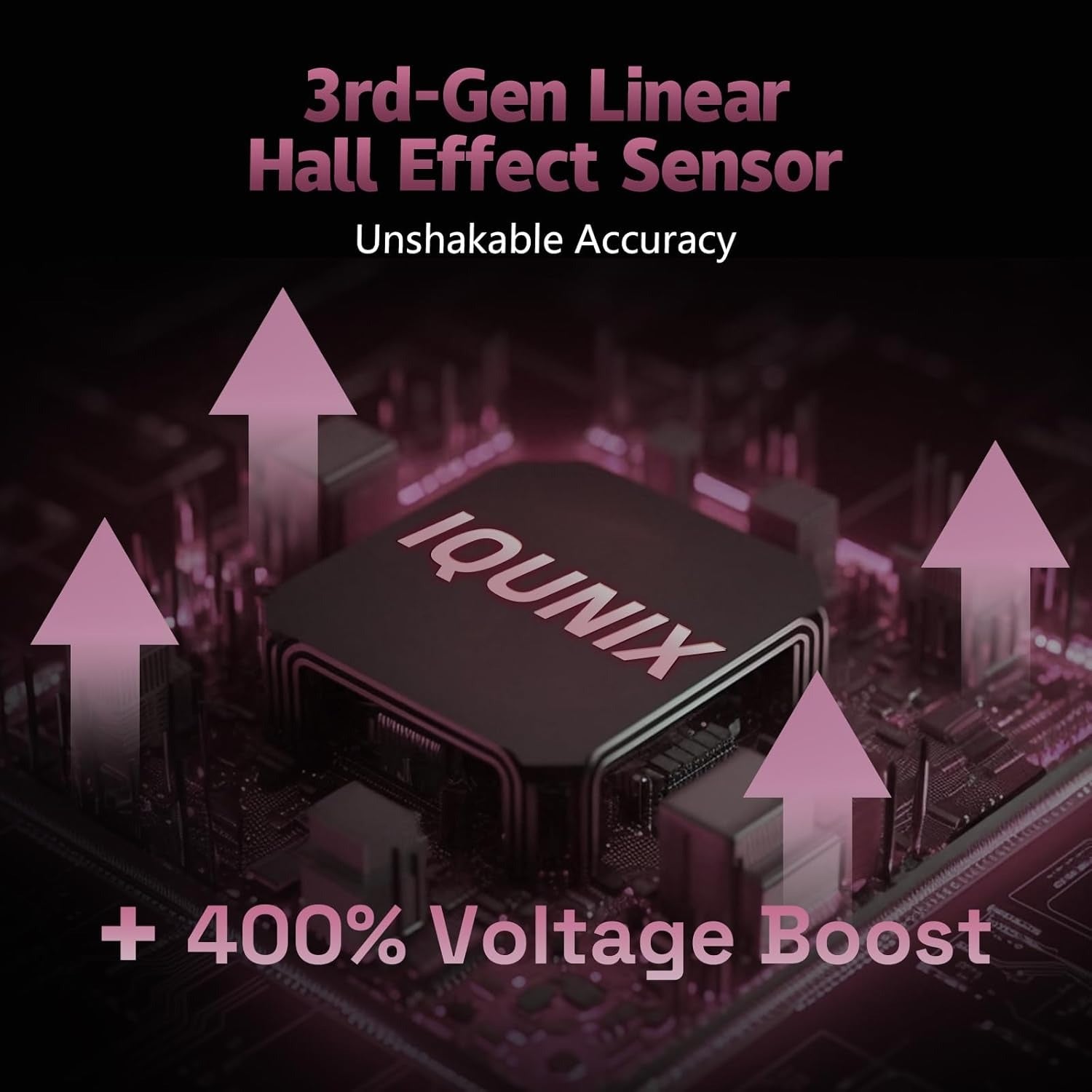 IQUNIX EV63 Hall Effect 8K RGB Wired Gaming Keyboard Pink Magnetic X Ultra Switch