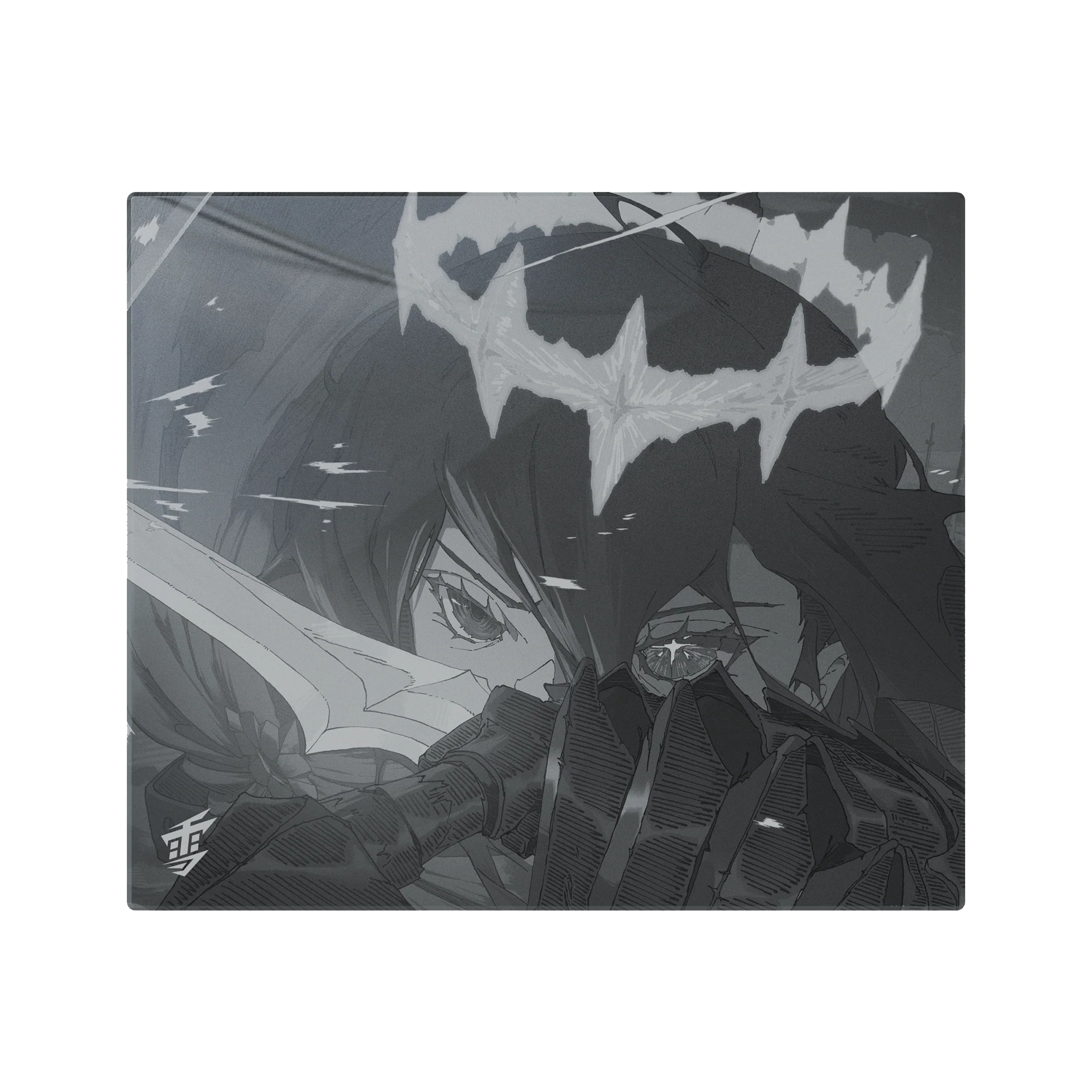 YUKI AIM Monokuro 490x420mm Glass Mousepad