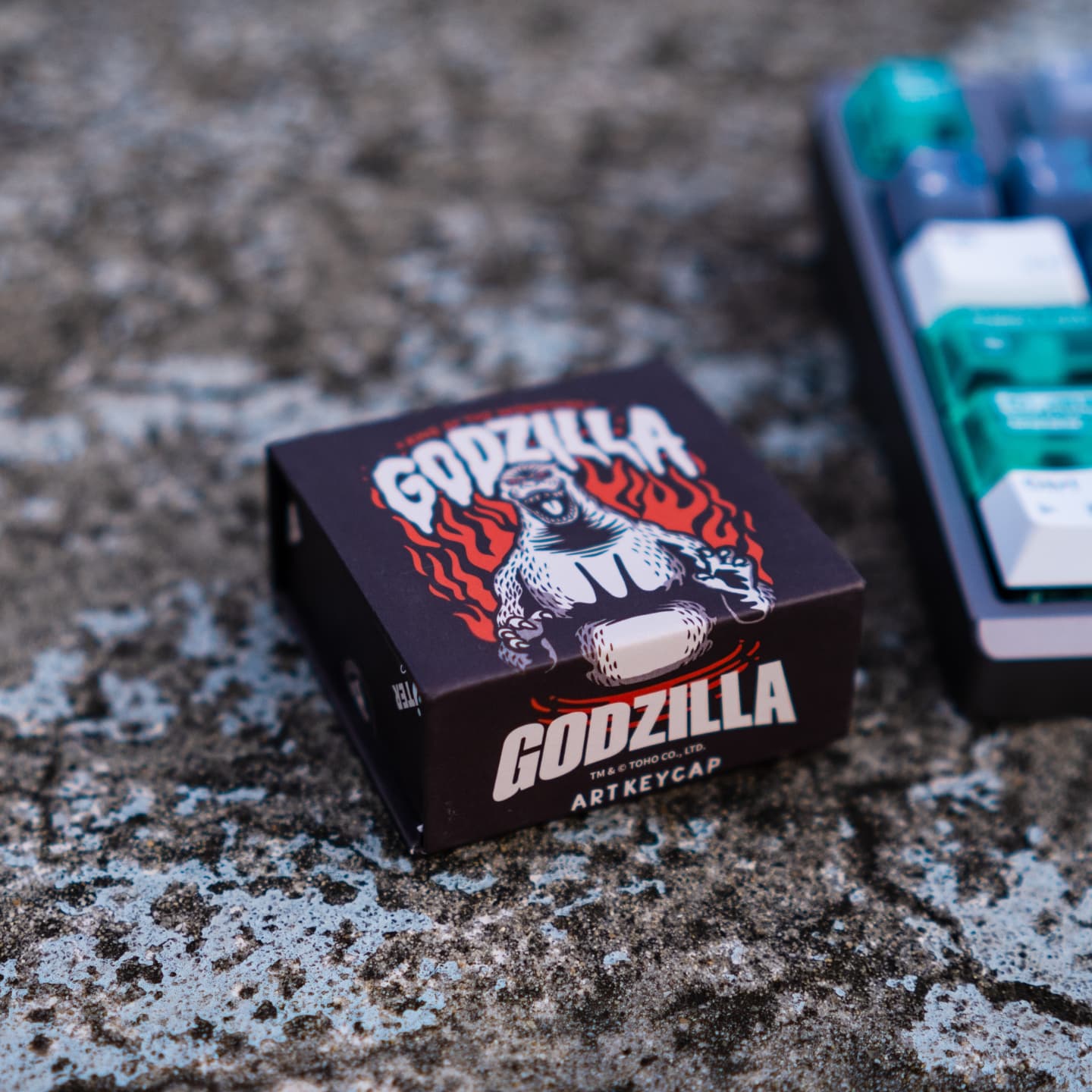 Keytok Classic Godzilla Resin Keycap