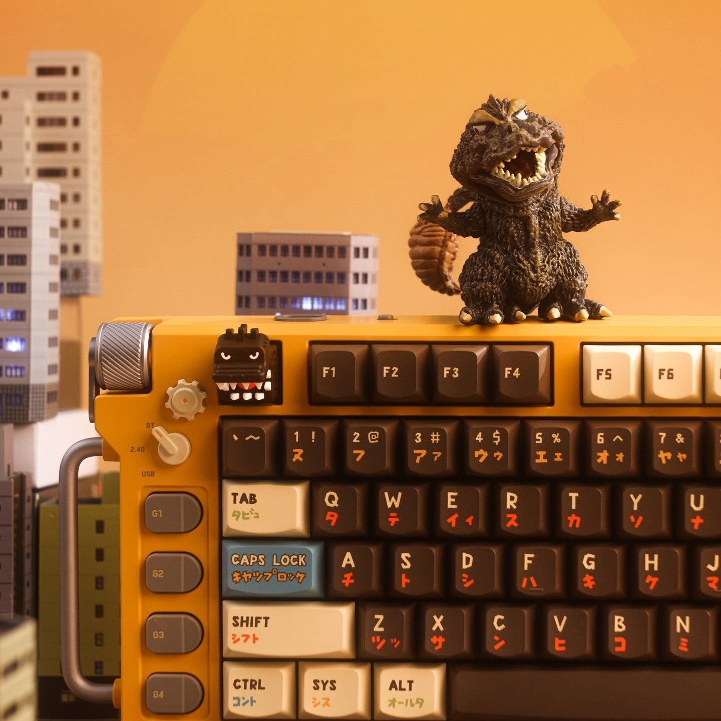 Keytok Classic Godzilla Resin Keycap