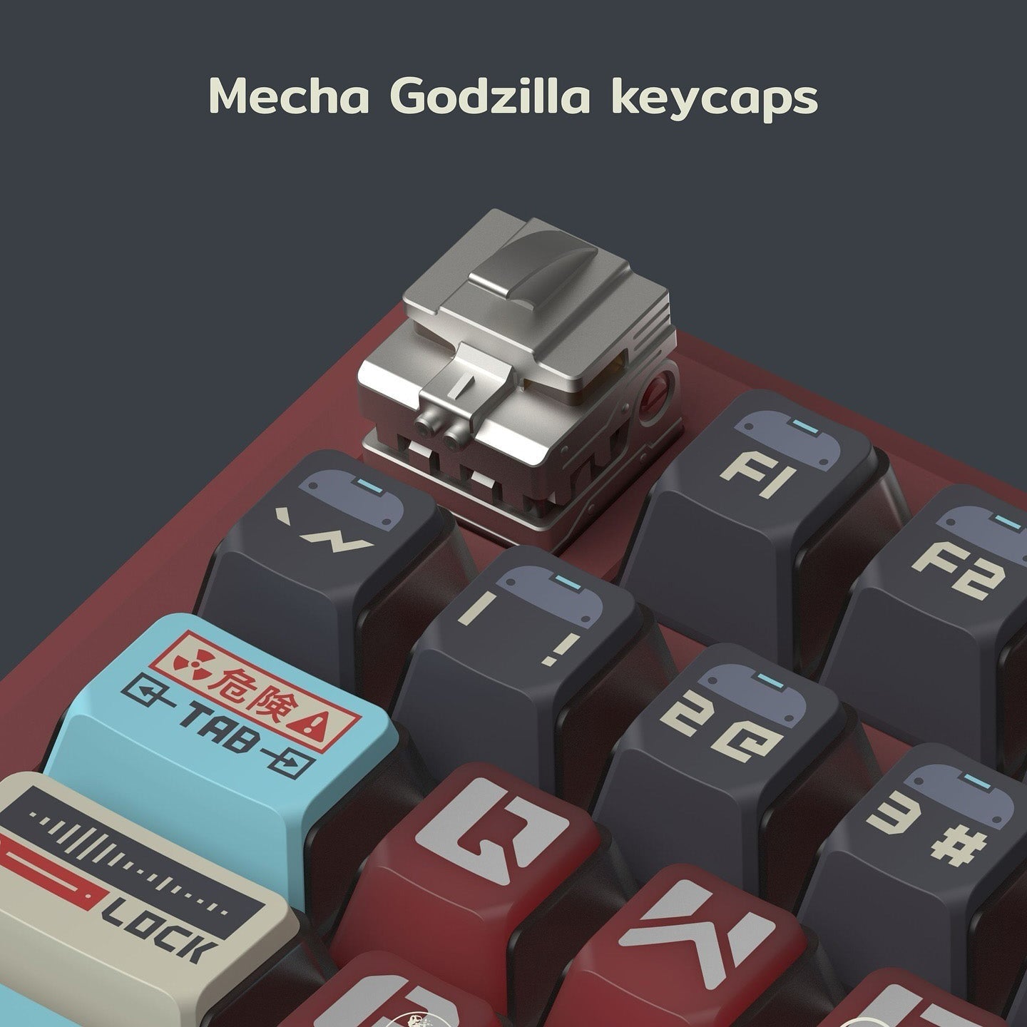Keytok Mecha Godzilla Resin Keycap