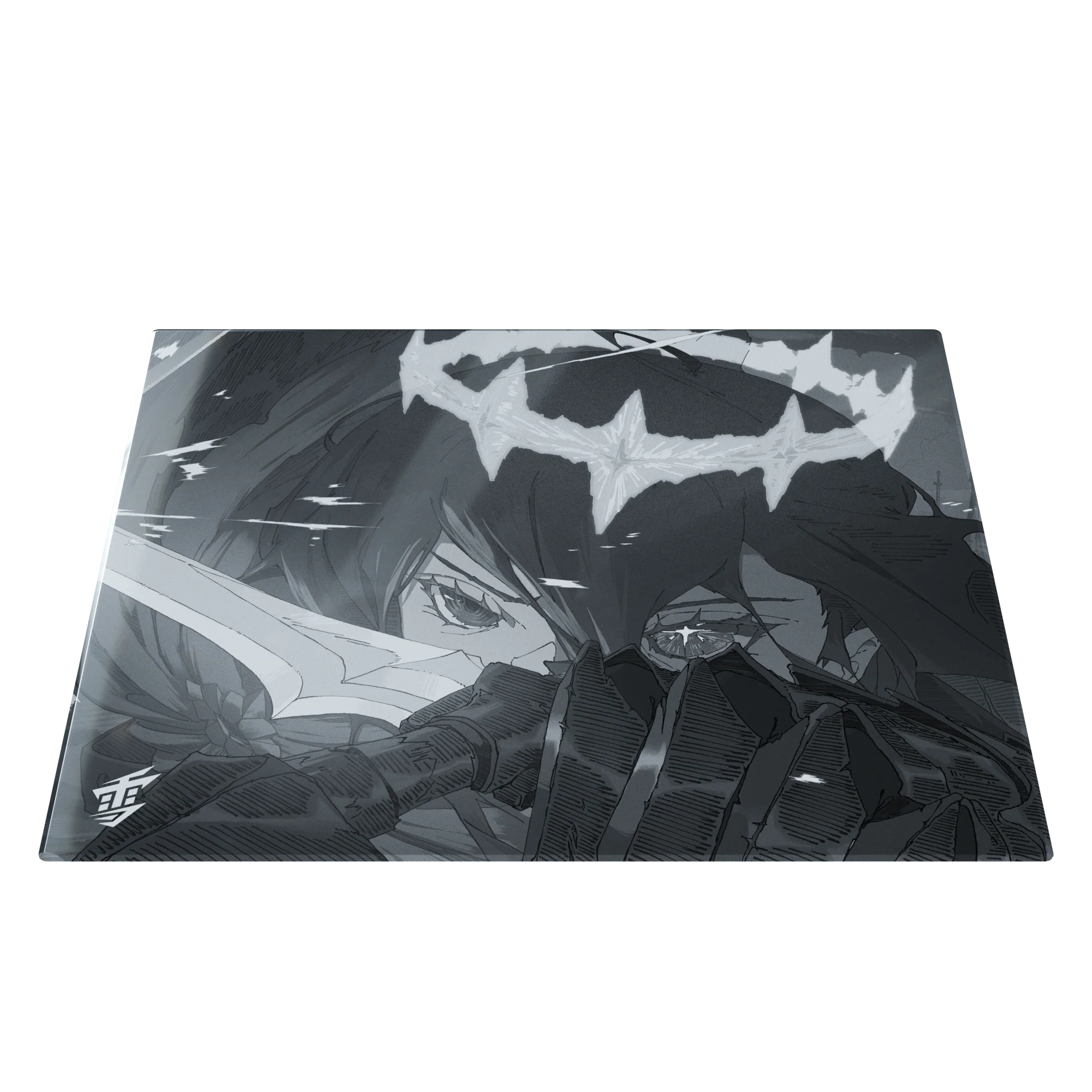YUKI AIM Monokuro 490x420mm Glass Mousepad