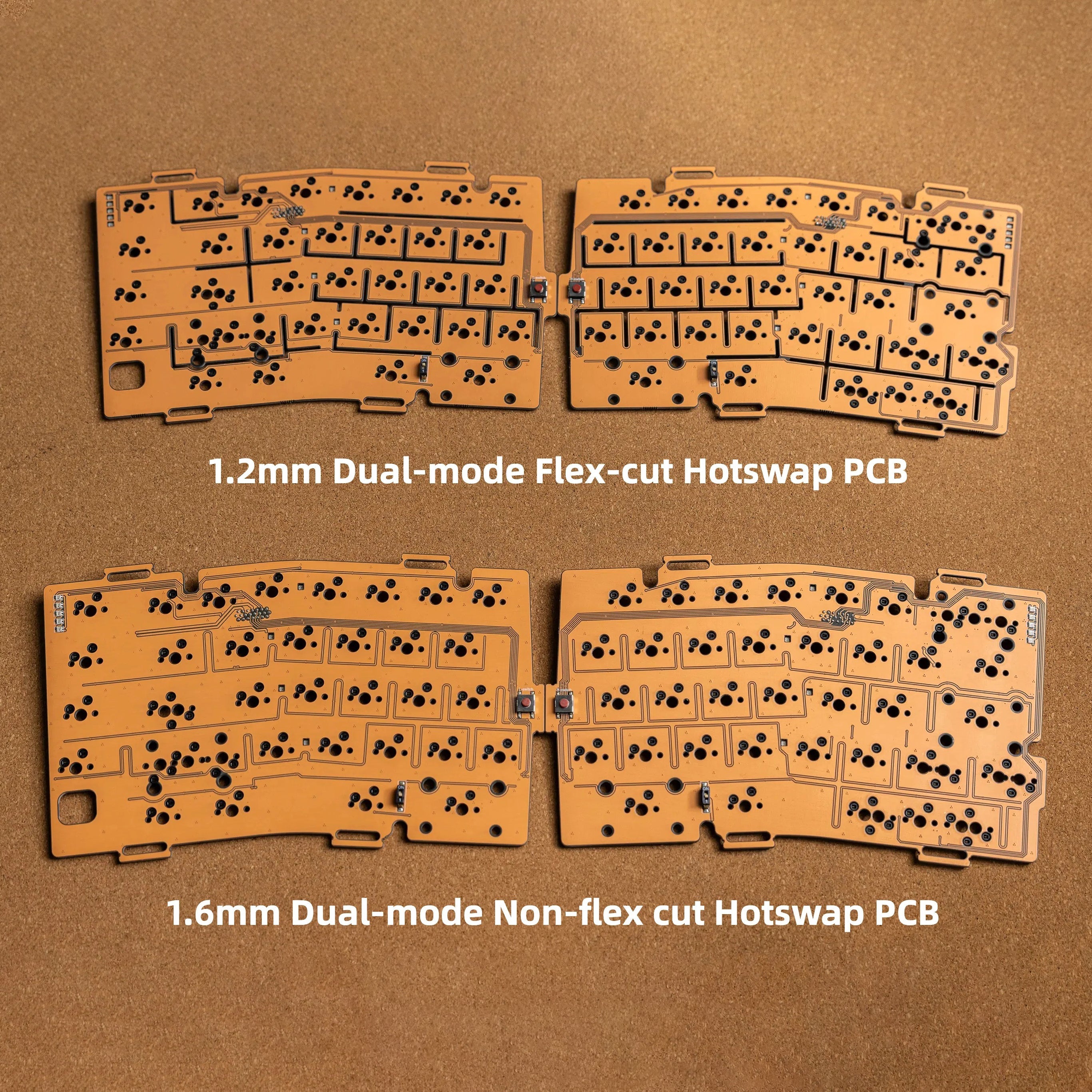 Qwertykeys QK Alice Duo Custom Split Wireless Mechanical Keyboard Base - PCB (Adds on)