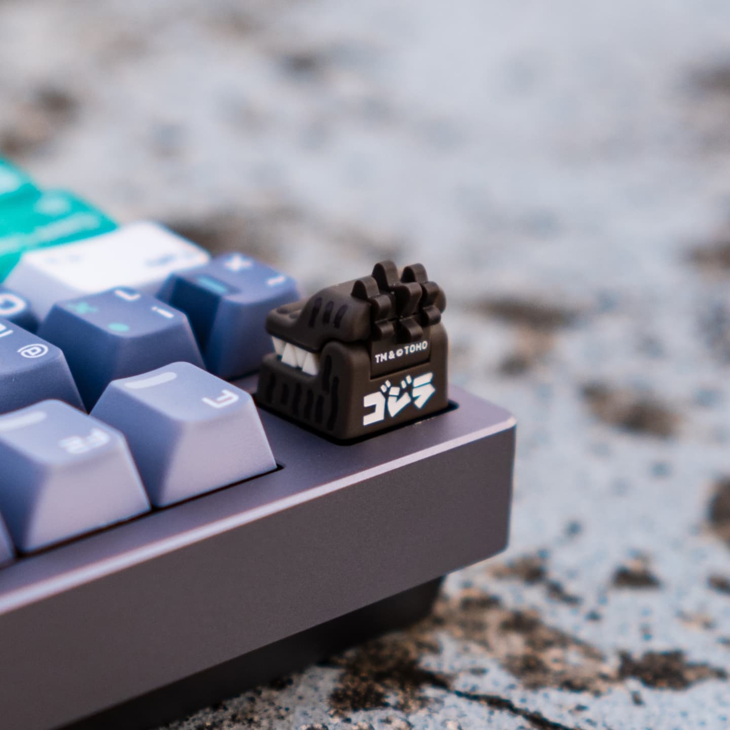 Keytok Classic Godzilla Resin Keycap