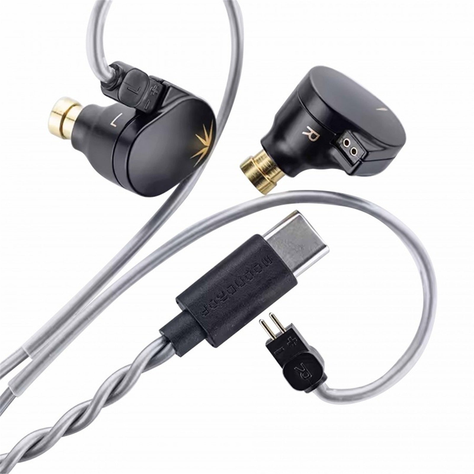 MOONDROP CHU II DSP USB-C Dynamic Wired  IEM In-Ear Monitor Headphones