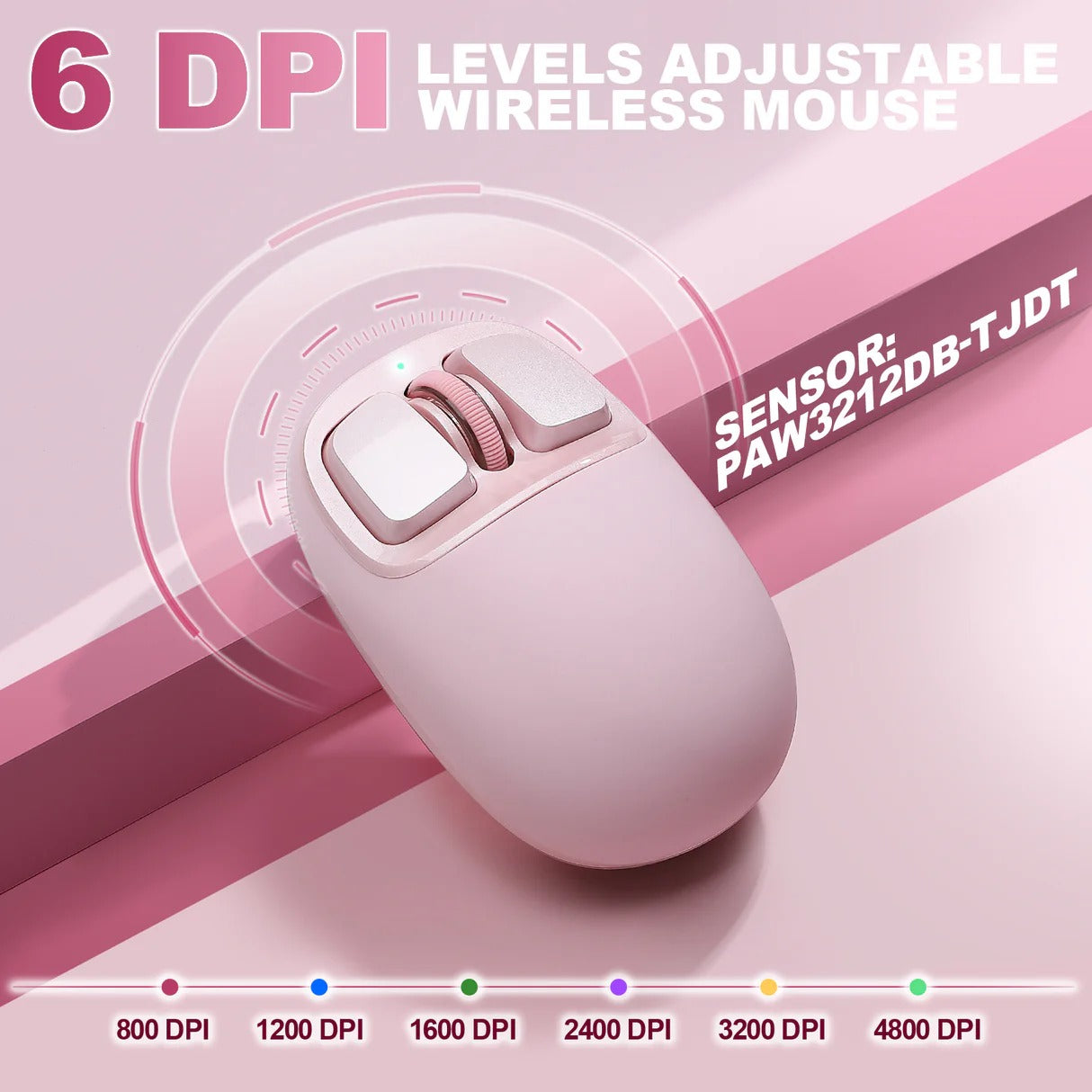YUNZII C1 Silicone Tri-Mode Wireless Custom Mouse