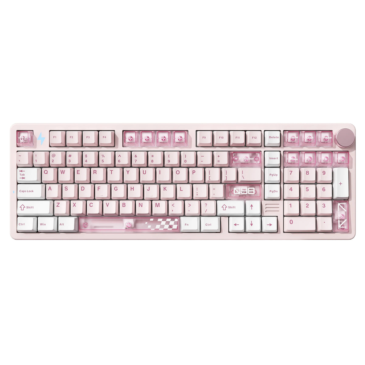 YUNZII AL98 PRO Dual-8K Wireless Aluminum Mechanical Keyboard with Wrist Rest