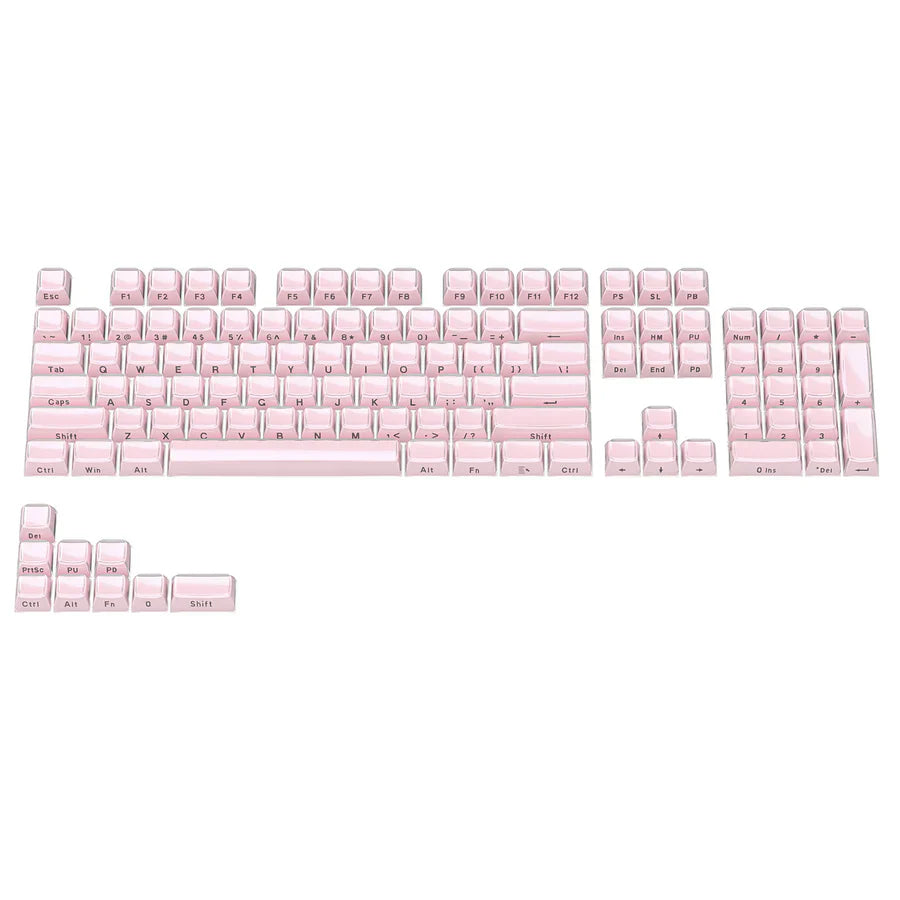 YUNZII Jelly-Transparent Design OEM Profile PBT+PC Keycap Set 113pcs /sets