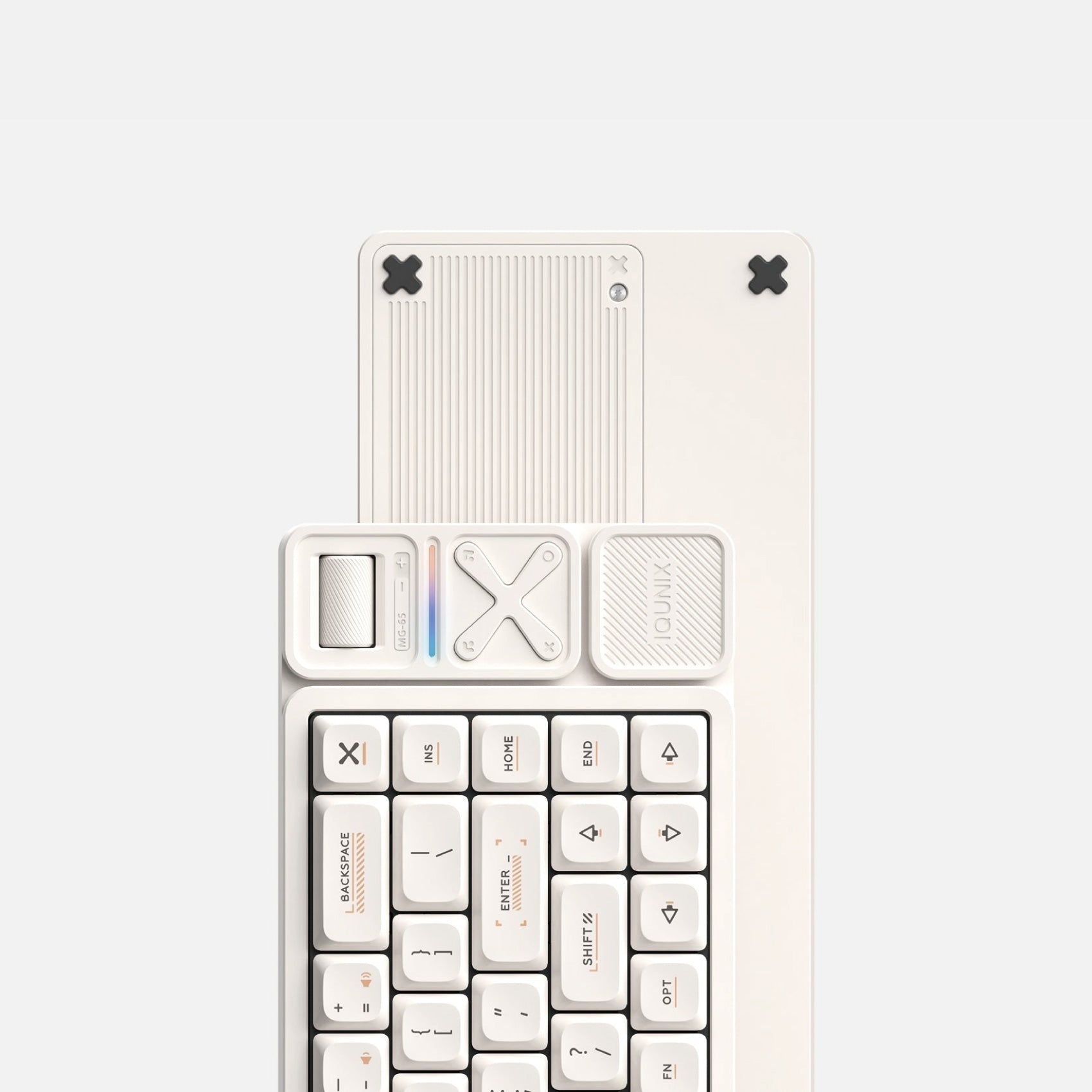 IQUNIX Magi65 Pro Aluminum Wireless Low Profile Mechanical Keyboard Gold Red Switch