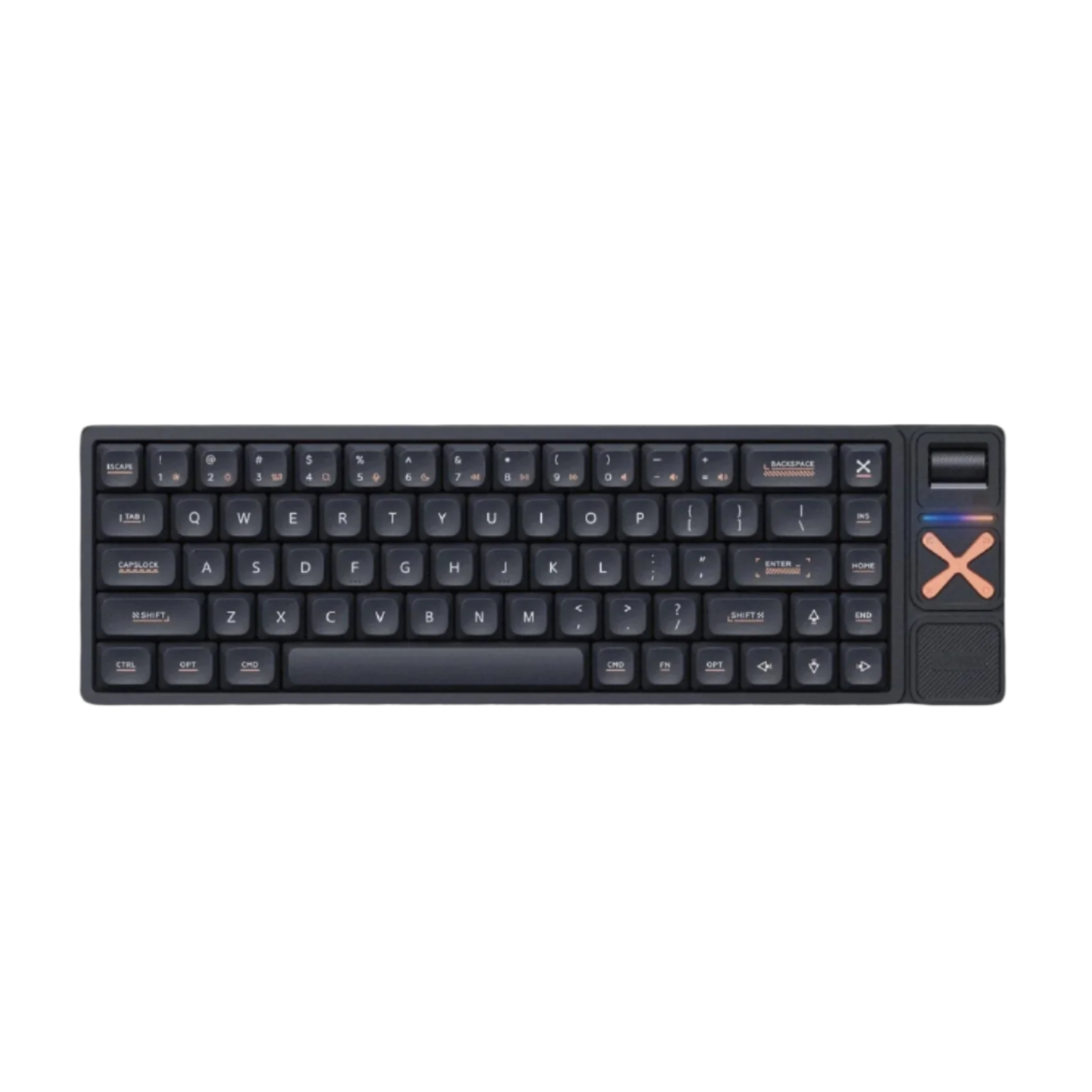 IQUNIX Magi65 Pro Aluminum Wireless Low Profile Mechanical Keyboard Gold Red Switch