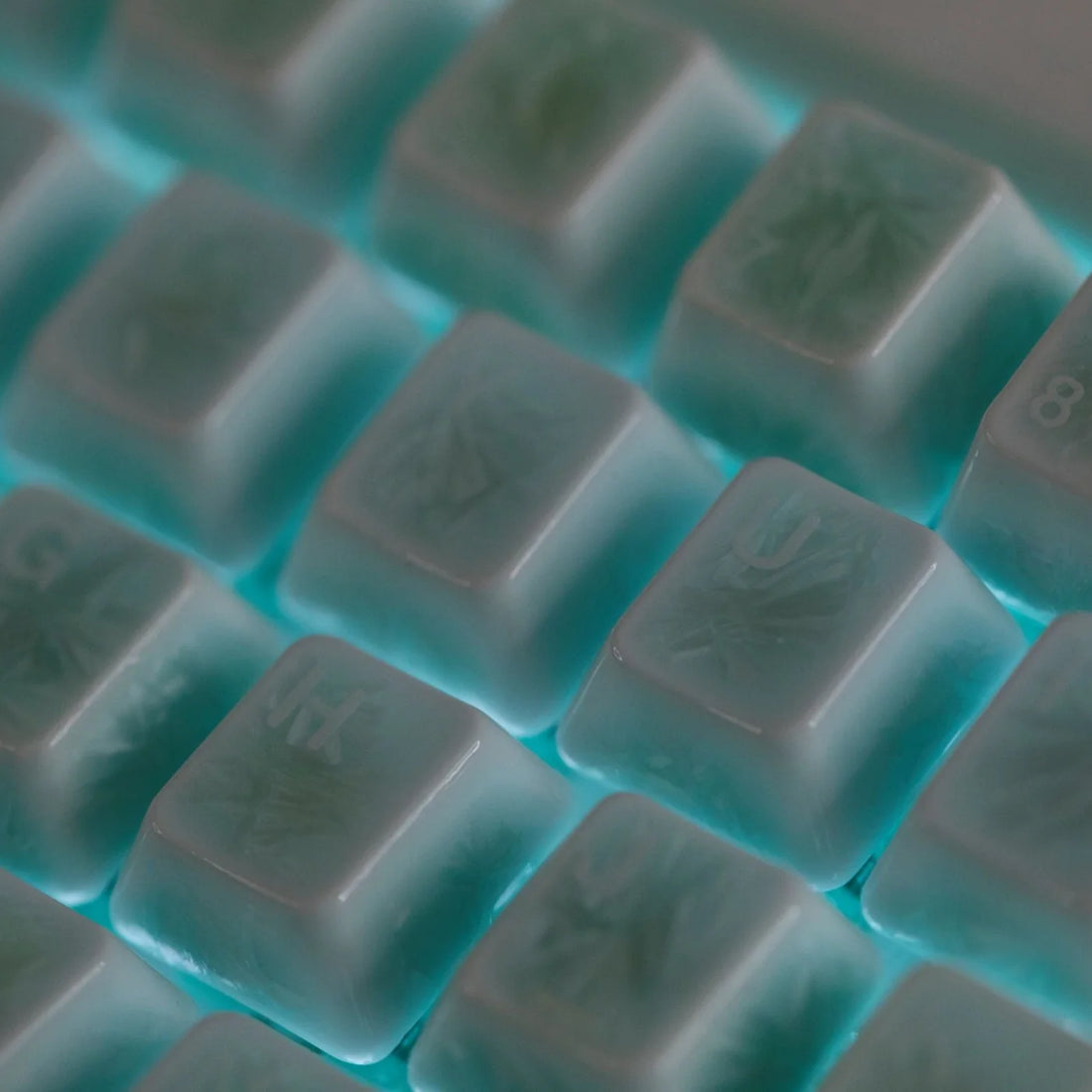 Peak60 HE magnetic switch keyboard exploded angle