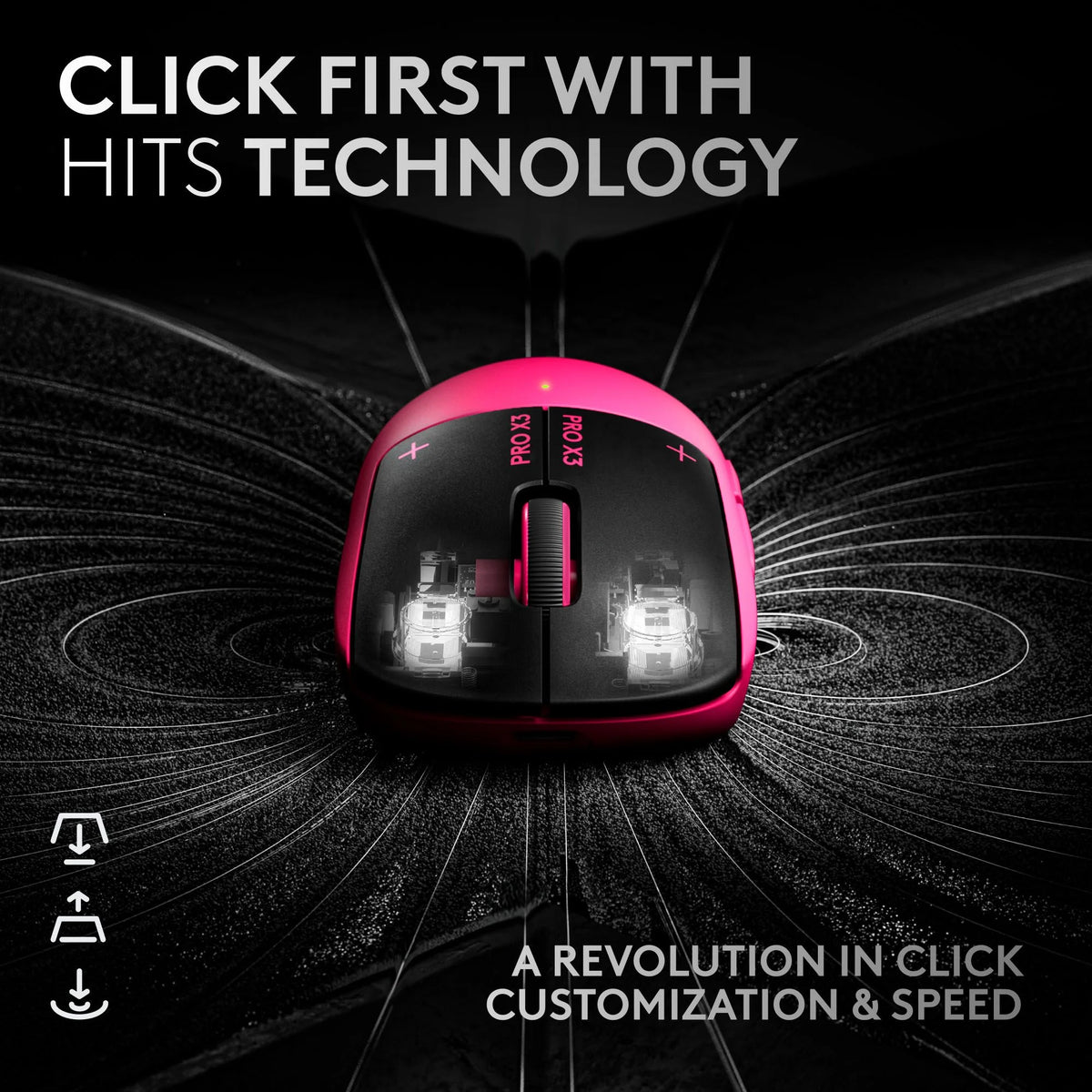 Logitech G PRO X3 SUPERSTRIKE Wireless Gaming Mouse （Pre-Order）