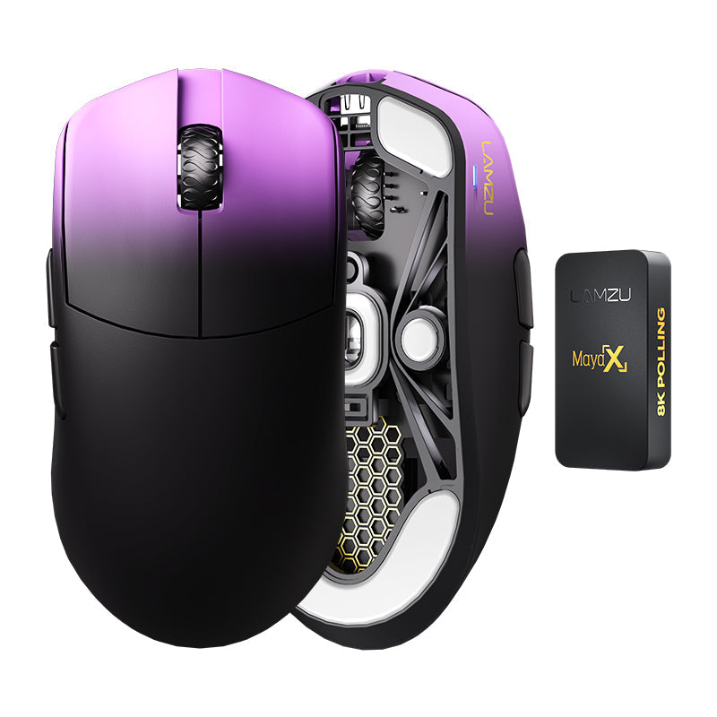LAMZU MAYA X 8K Lightweight Dual mode Wireless Gaming Mouse