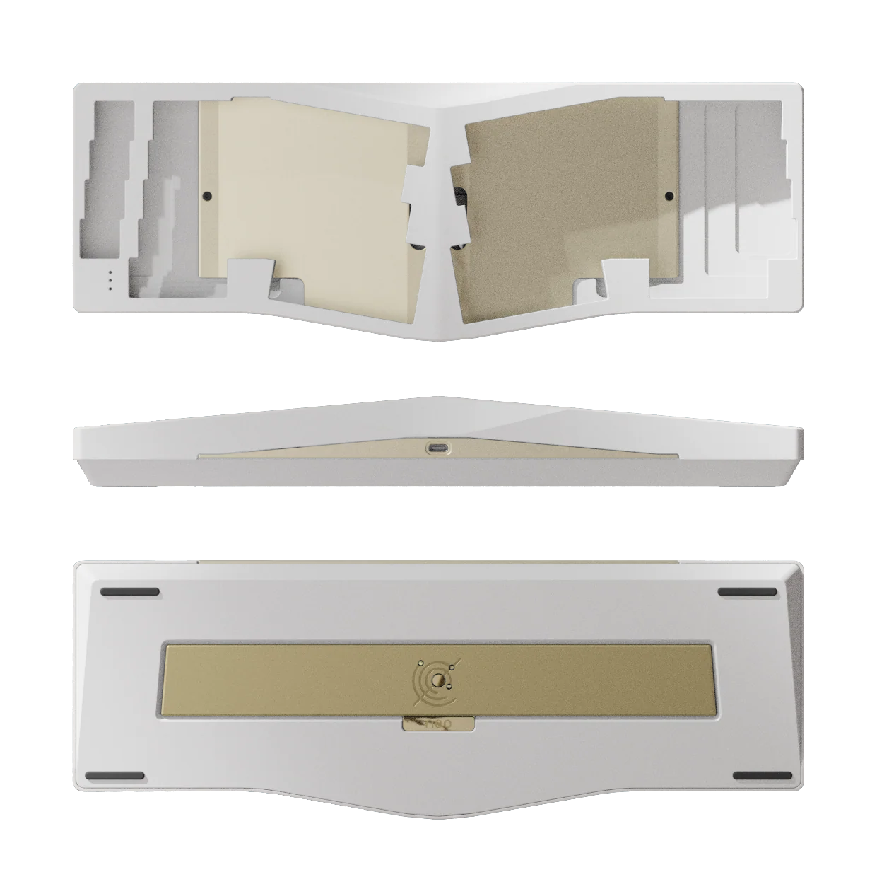 Neo Studio Neo Ergo Custom Ergonomic Mechanical Keyboard with Cherry Wood Wrist Rest